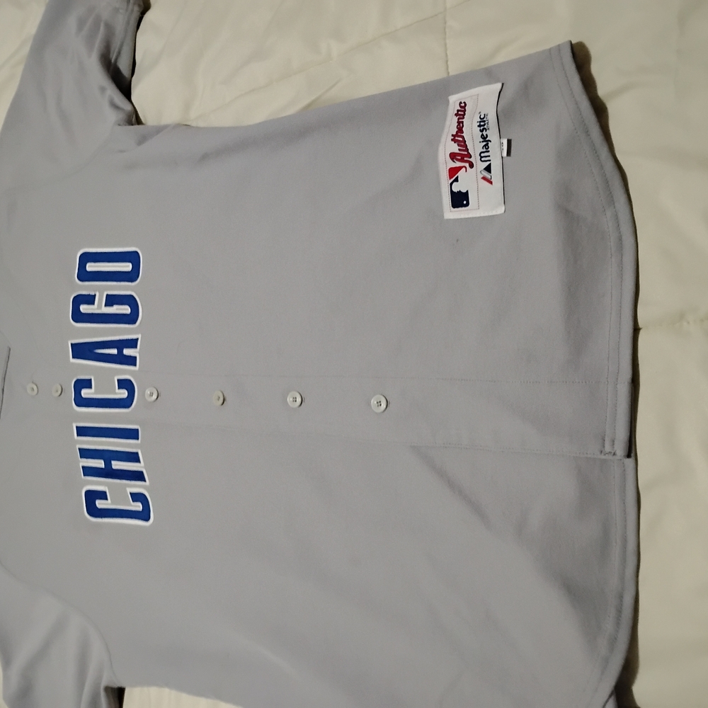 Gray Chicago Button-Up Shirt